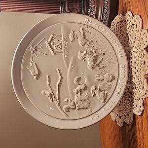 Frankoma Pottery 1978 Manger Scene "All Nature Rejoiced"  by Joniece Frank